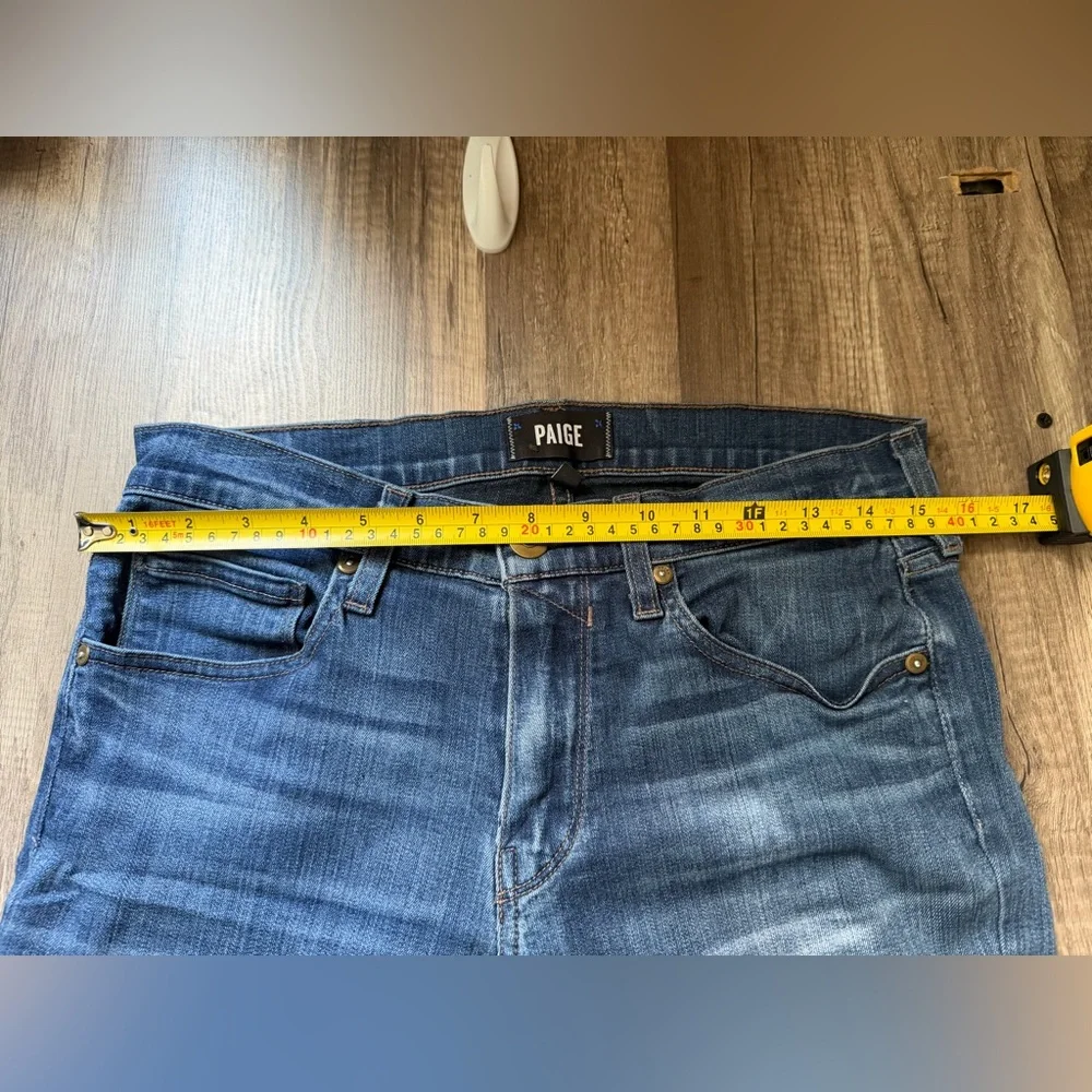 PAIGE Lexon Blue Jeans Size Womens 29 EUC - Picture 7 of 12